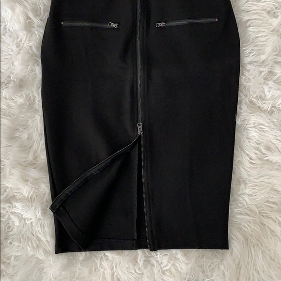 NWOT Romeo & Juliet Couture front Zip Slit Skirt - Picture 4 of 8